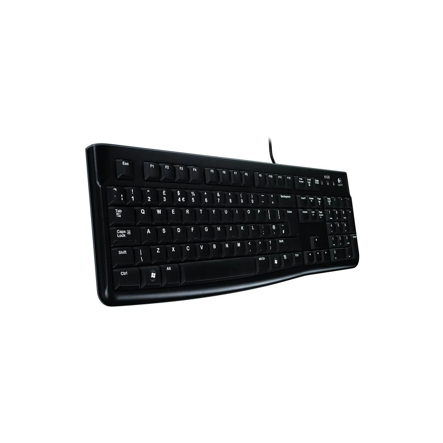 Logitech LOGI K120 Corded Keyboard black US