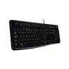 Logitech LOGI K120 Corded Keyboard black US