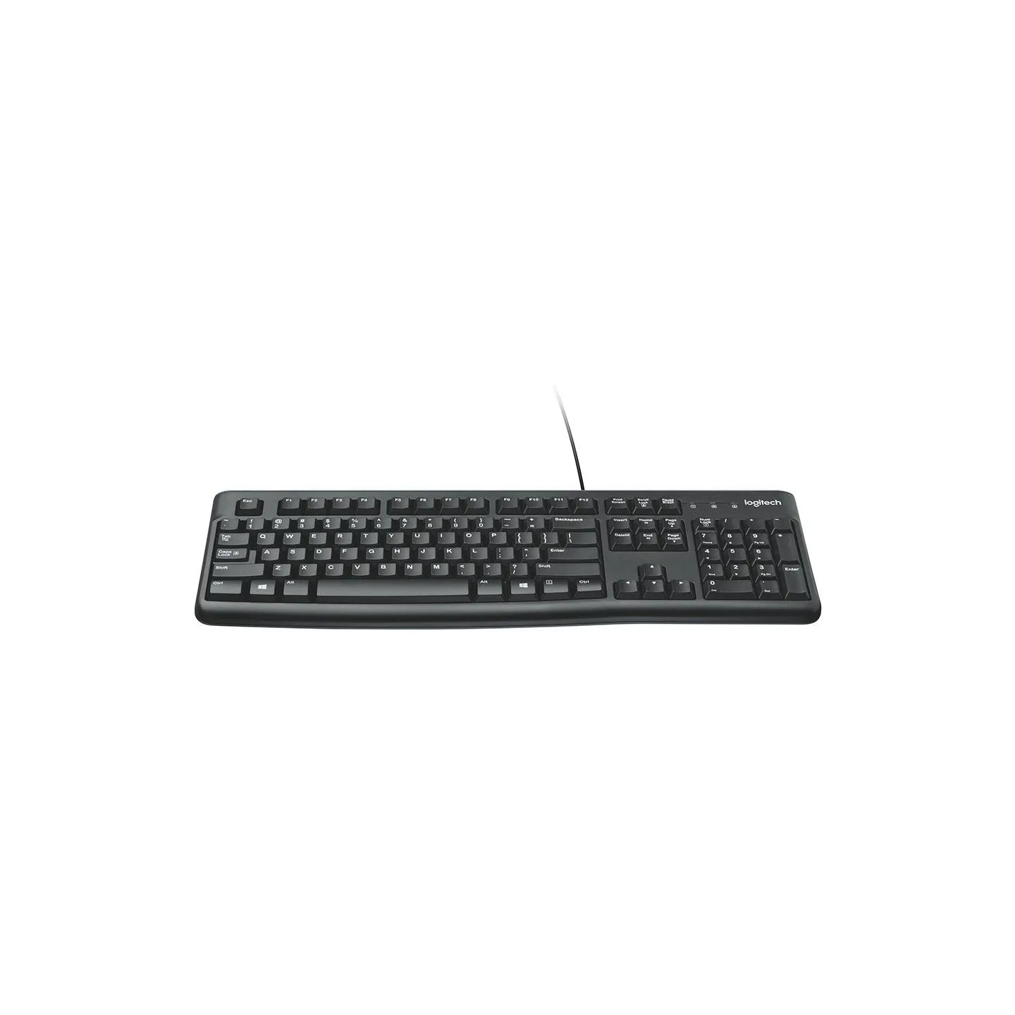 Logitech LOGI K120 Corded Keyboard black US