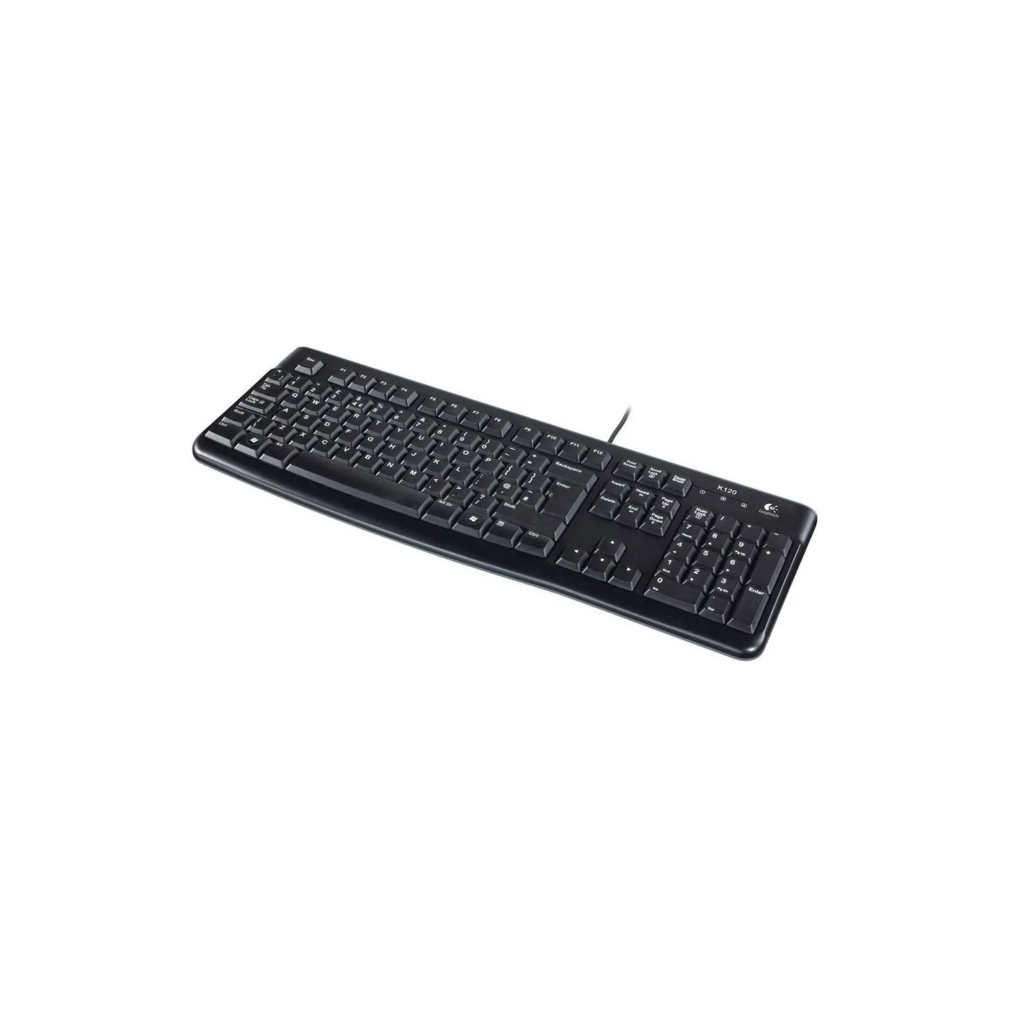 Logitech LOGI K120 Corded Keyboard black US