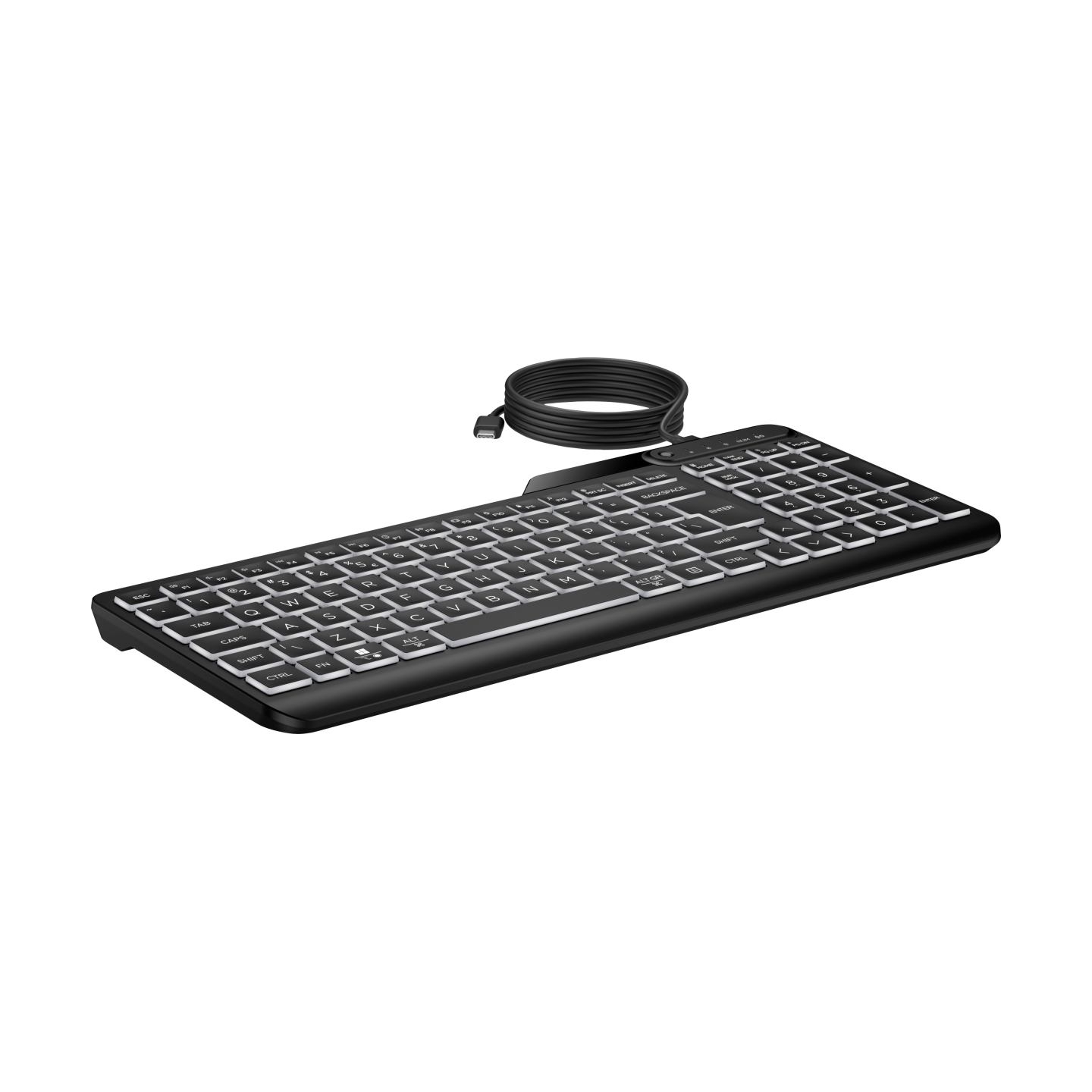 HP 405 Multi-Device Backlit Wired Kbd