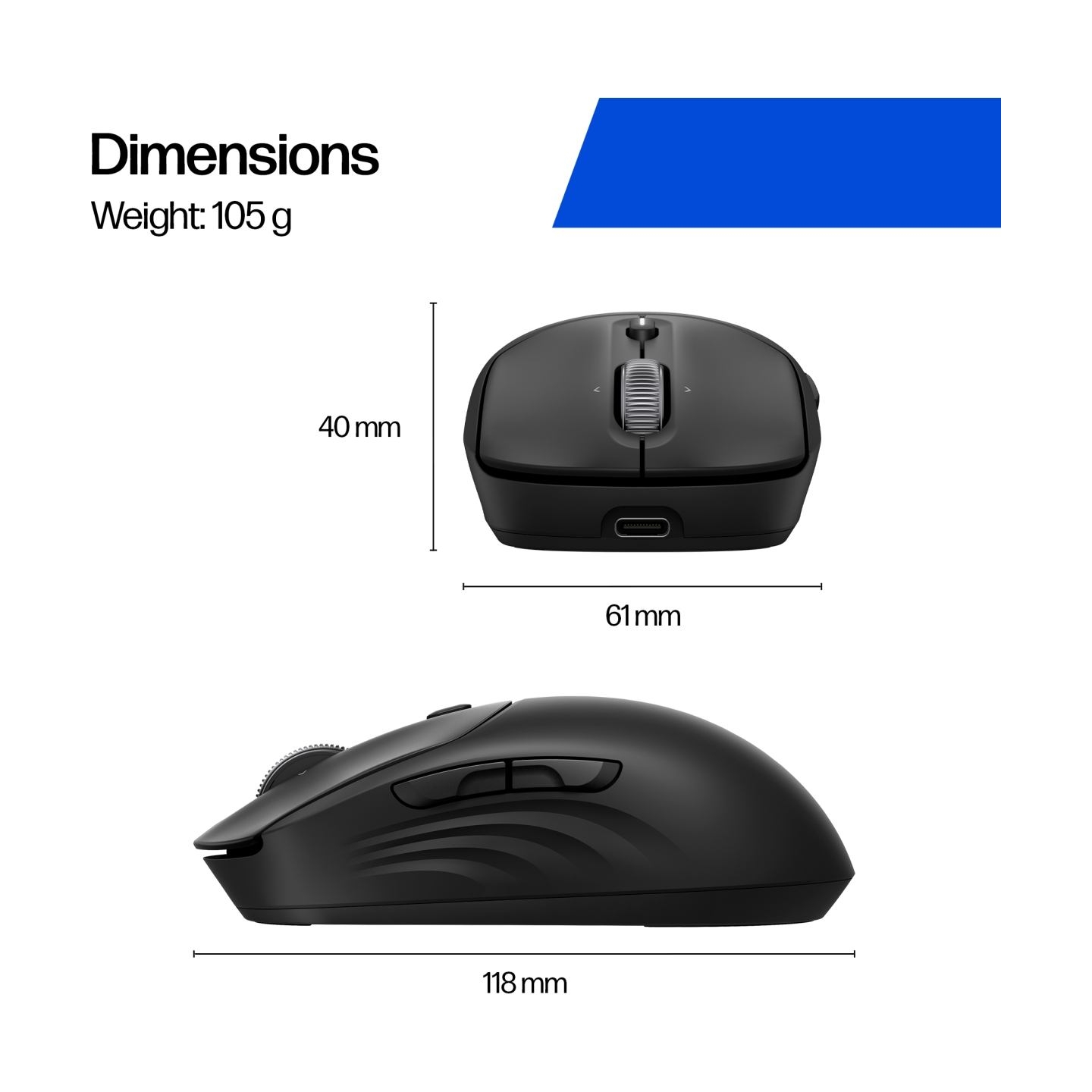 HP 705 Rechargeable Wireless B Mouse