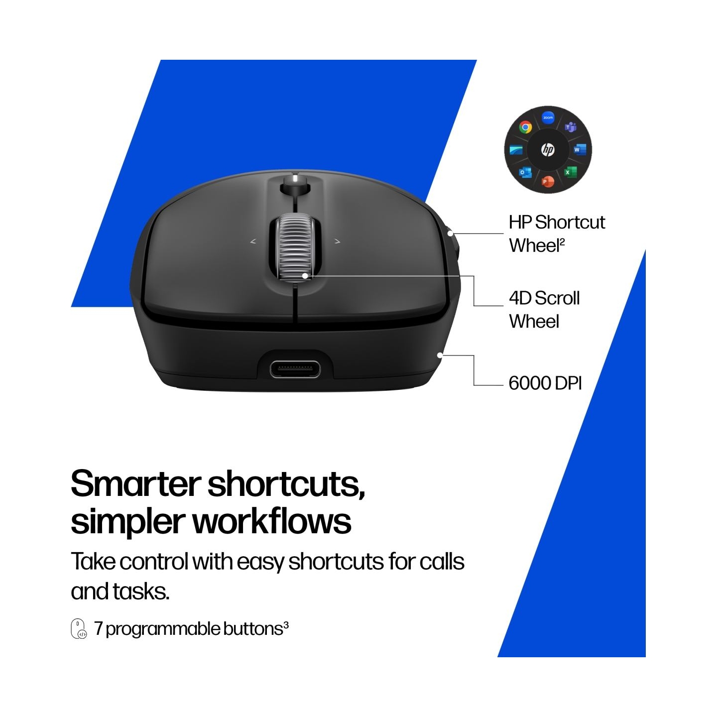 HP 705 Rechargeable Wireless B Mouse