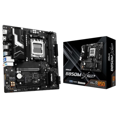 Asrock Mainboard|ASROCK|AMD B850|SAM5|Micro-ATX|Memory DDR5|Memory slots 2|B850M-XR2.0