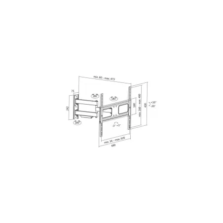 Logilink BP0019 TV wall mount max. 50 kg
