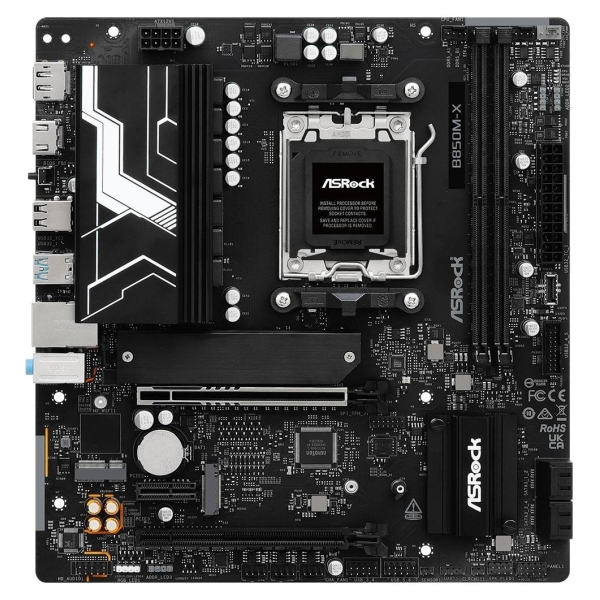 Asrock Motherboard B850M-X R2.0 AM5 2DDR5 M.2 USBC mATX