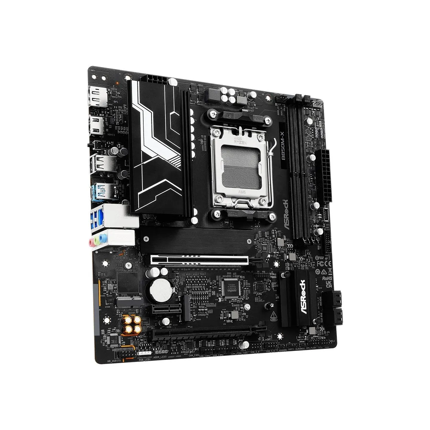 Asrock Mainboard|ASROCK|AMD B850|SAM5|Micro-ATX|Memory DDR5|Memory slots 2|B850M-XR2.0