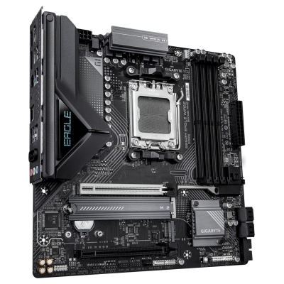 Gigabyte B850M EAGLE WF6E | Processor family AMD | Processor socket AM5 | DDR5 | Supported hard disk drive interfaces SATA, M.2 