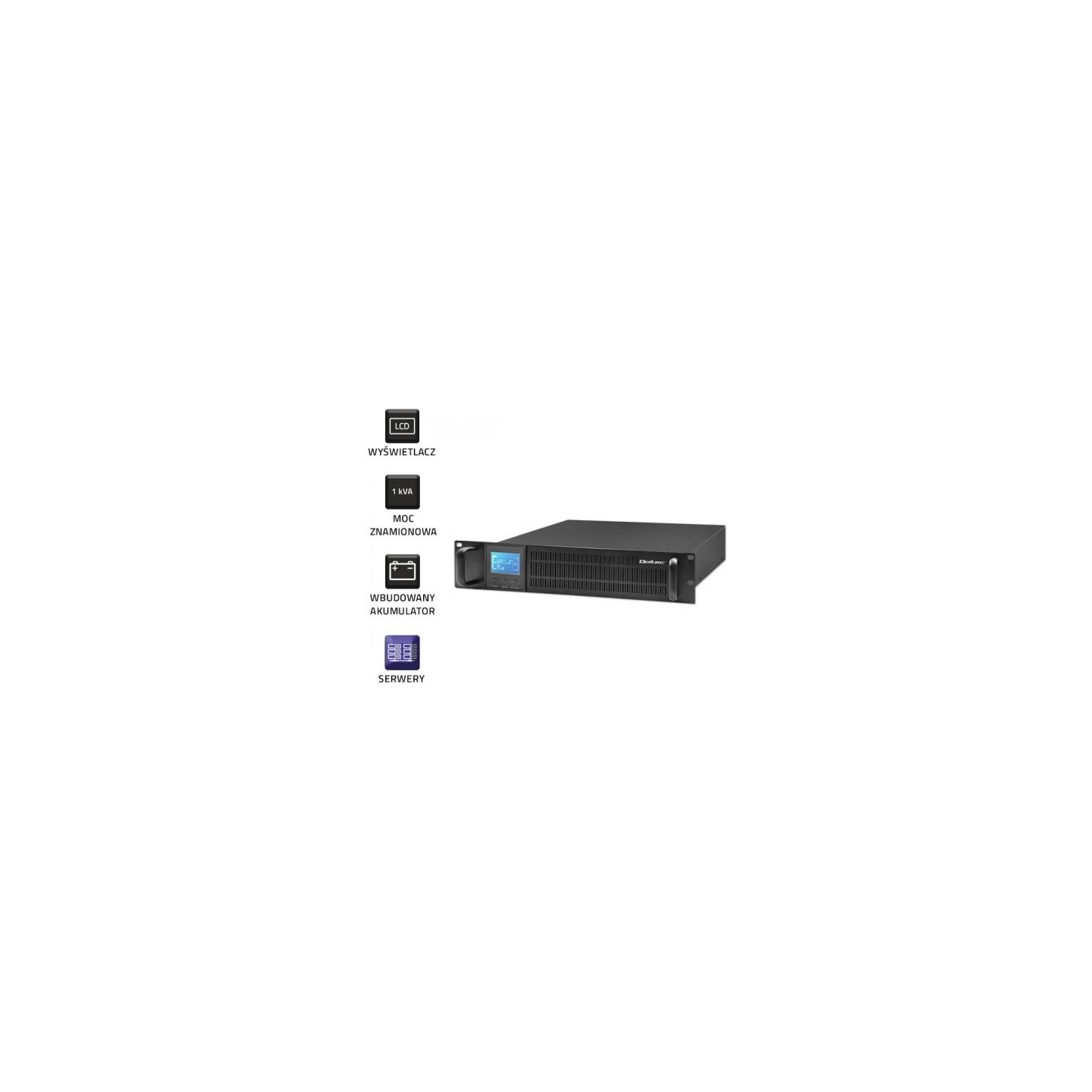 Qoltec 53945 UPS 1KVA