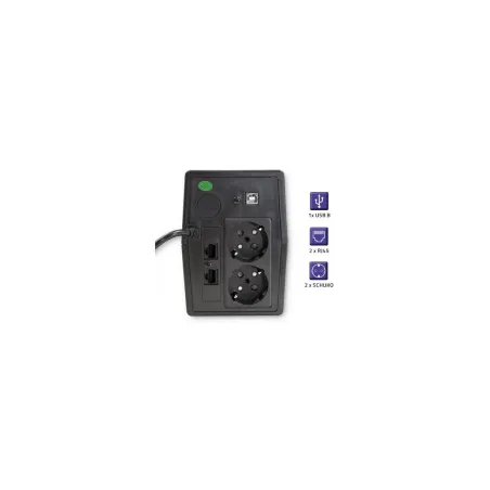 Qoltec 53978 UPS Monolith 650VA 360W LCD