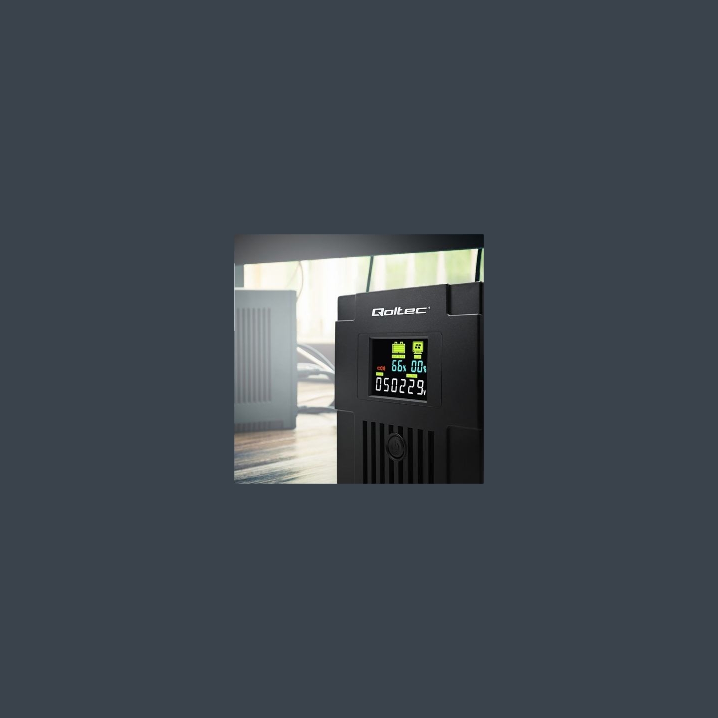 Qoltec 53770 UPS 1500VA 900W