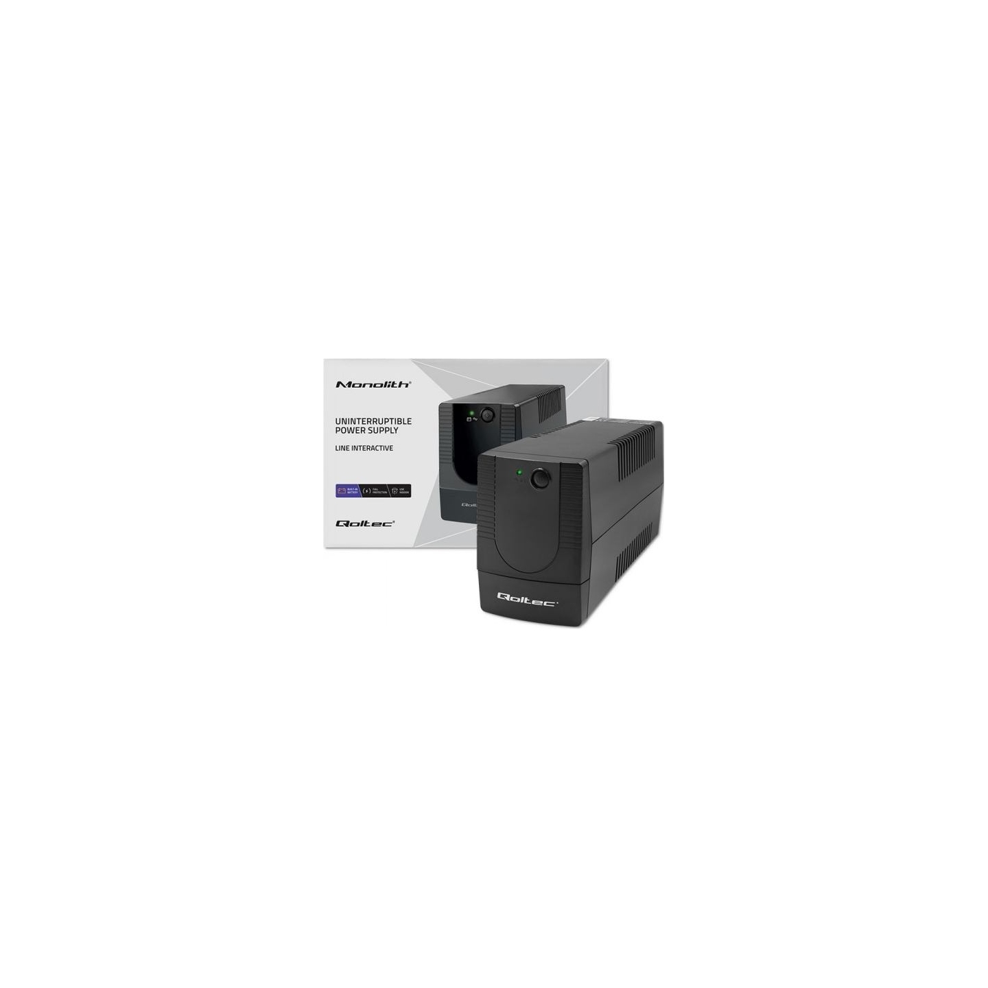 Qoltec 53772 UPS 650VA 360W