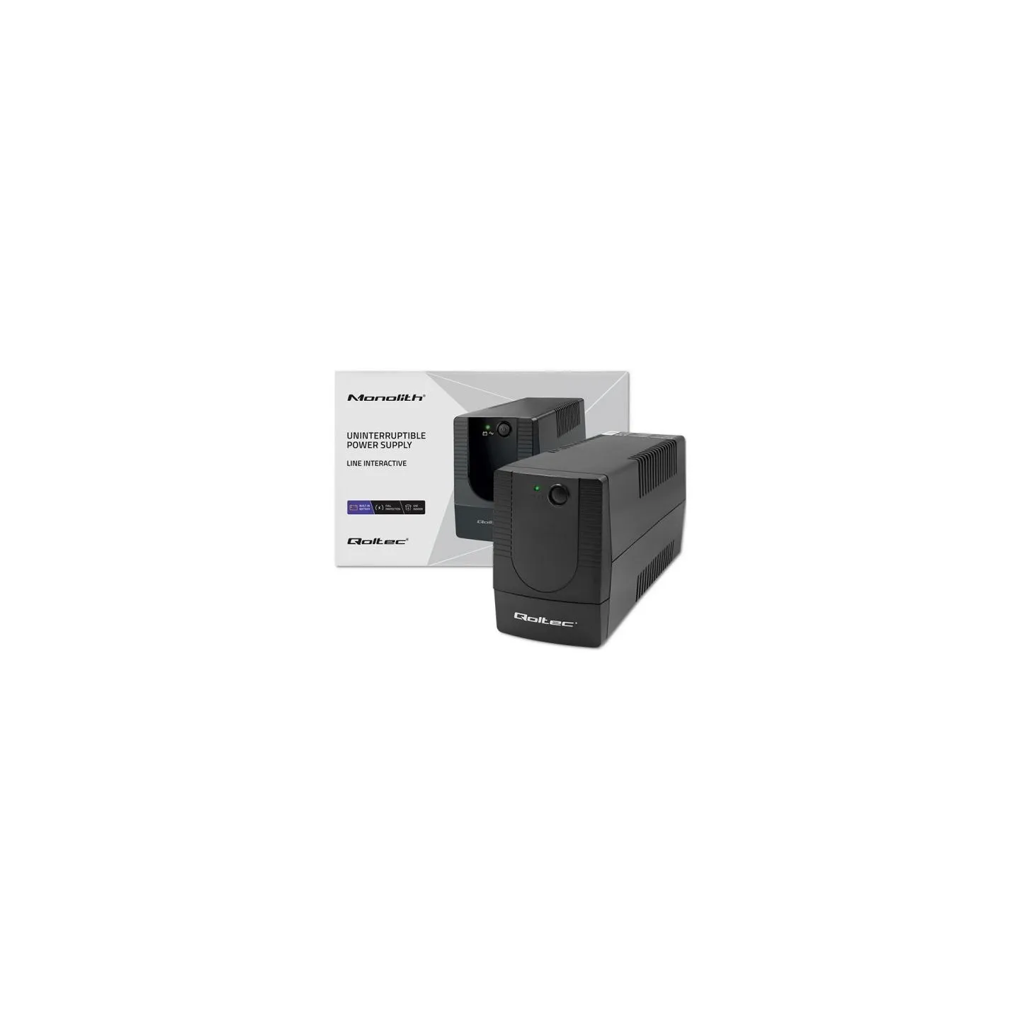 Qoltec 53772 UPS 650VA 360W