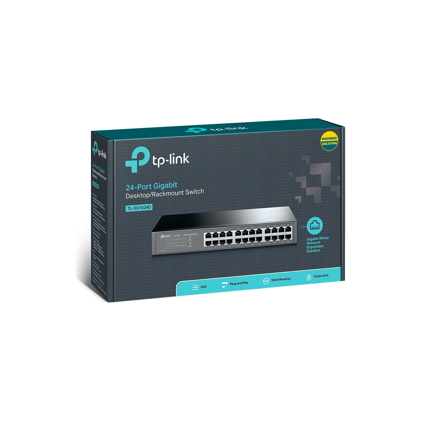 Tp-Link 24port Gigab. ECO-Switch 19in
