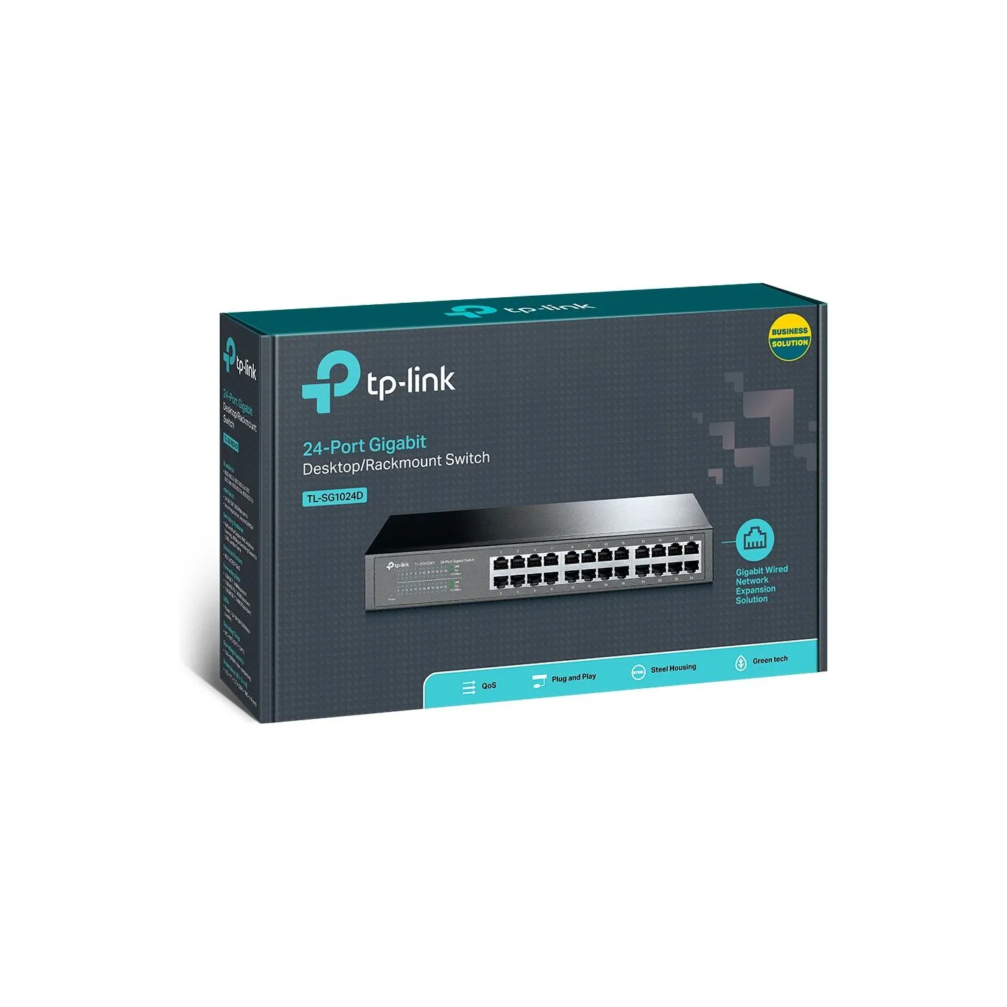 Tp-Link 24port Gigab. ECO-Switch 19in