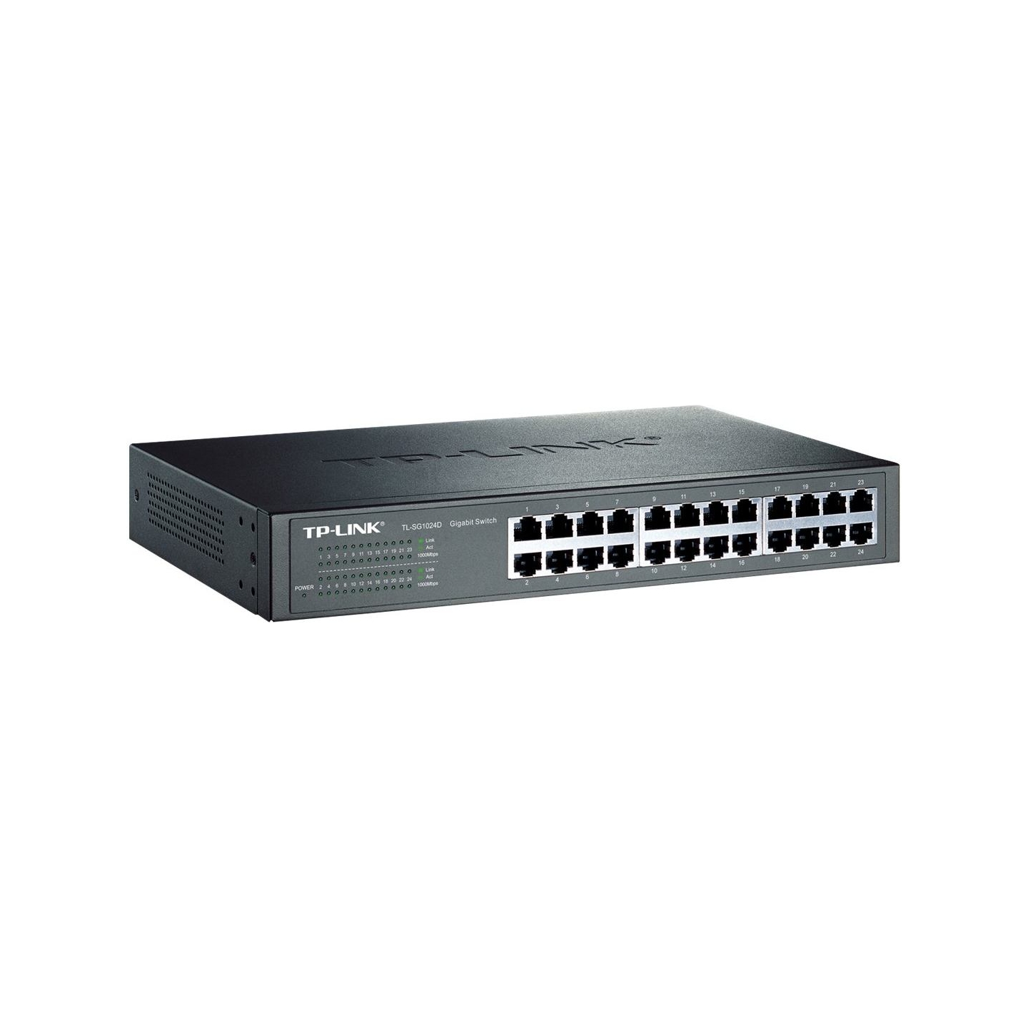 Tp-Link 24port Gigab. ECO-Switch 19in