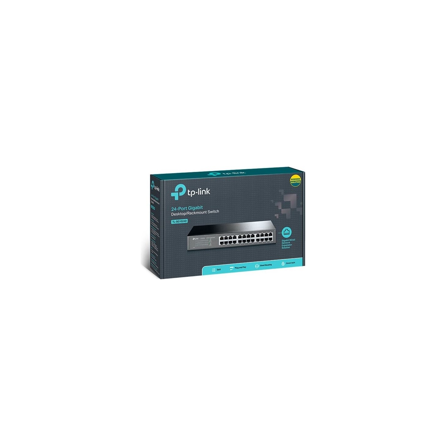 Tp-Link 24port Gigab. ECO-Switch 19in