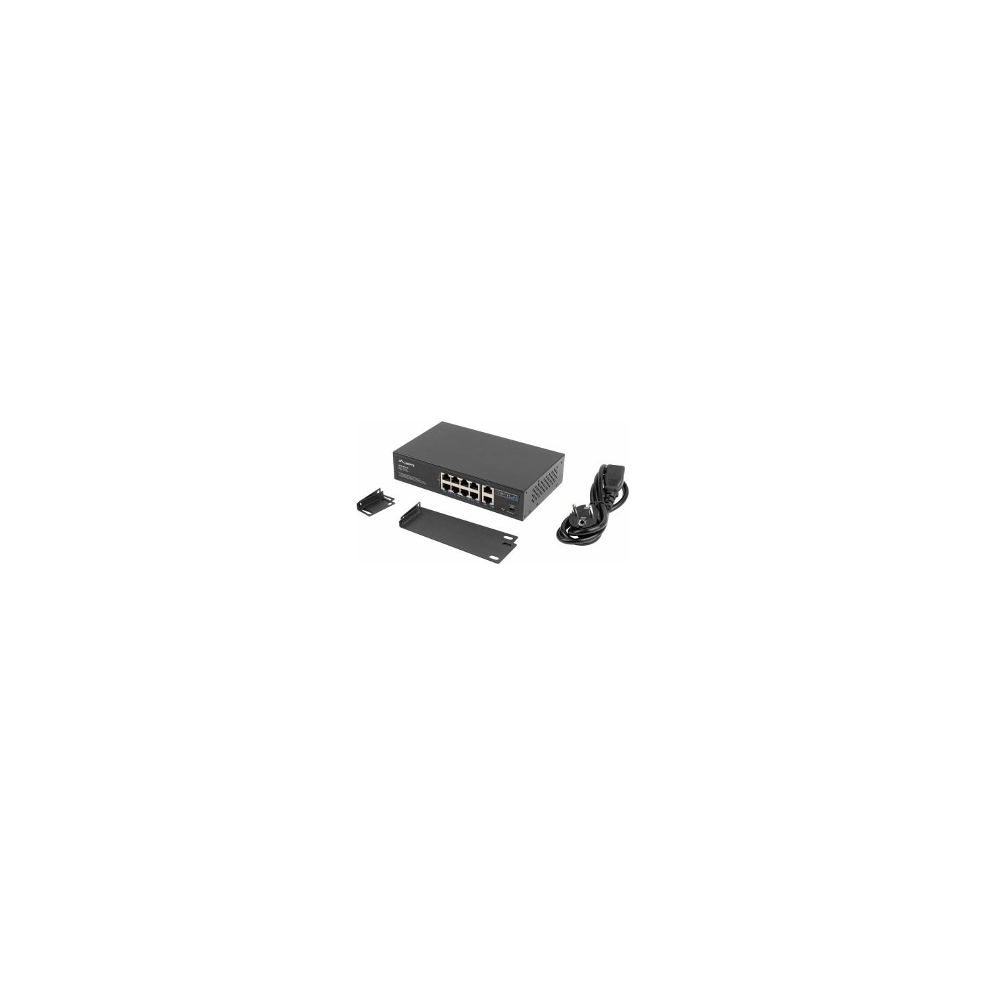 Lanberg switch PoE 19inch 10-port 100MB