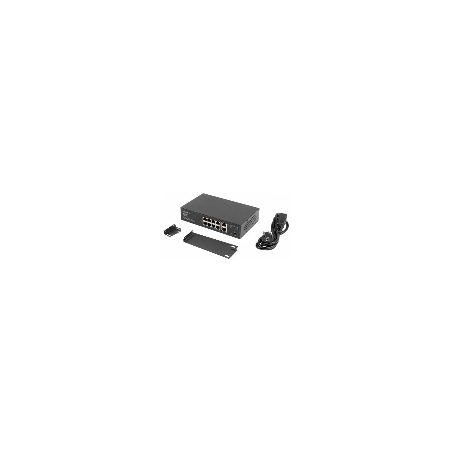 Lanberg switch PoE 19inch 10-port 100MB