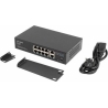 Lanberg switch PoE 19inch 10-port 100MB