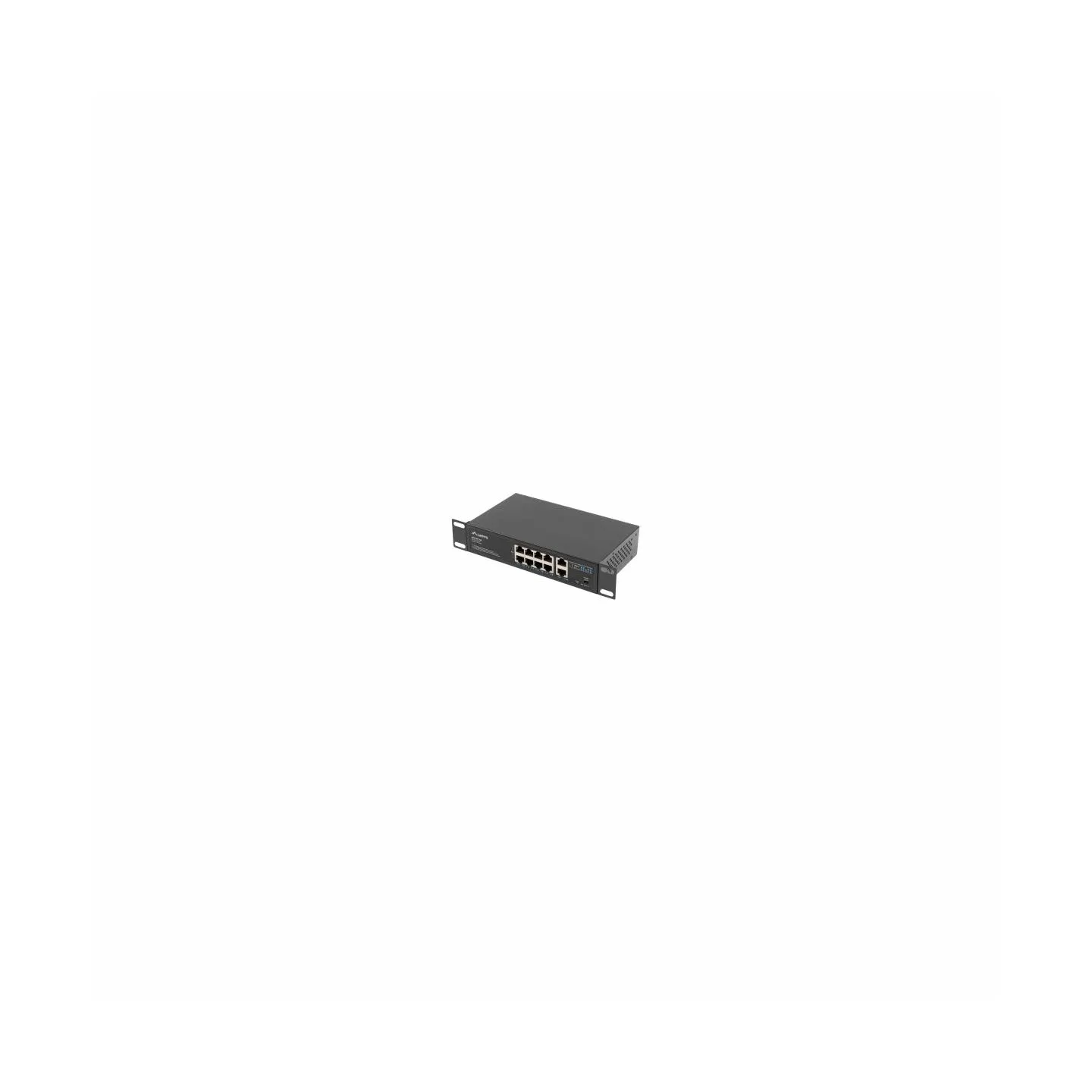 Lanberg switch PoE 19inch 10-port 100MB