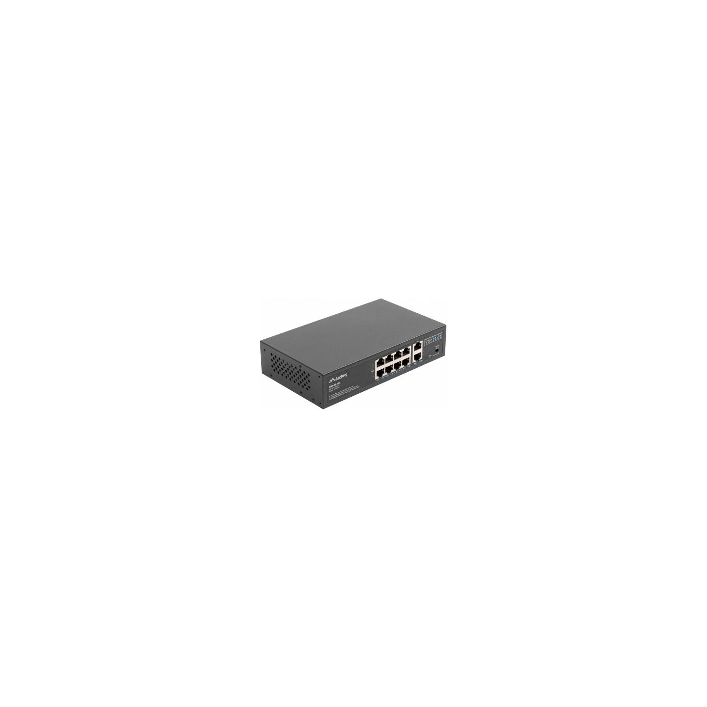 Lanberg switch PoE 19inch 10-port 100MB