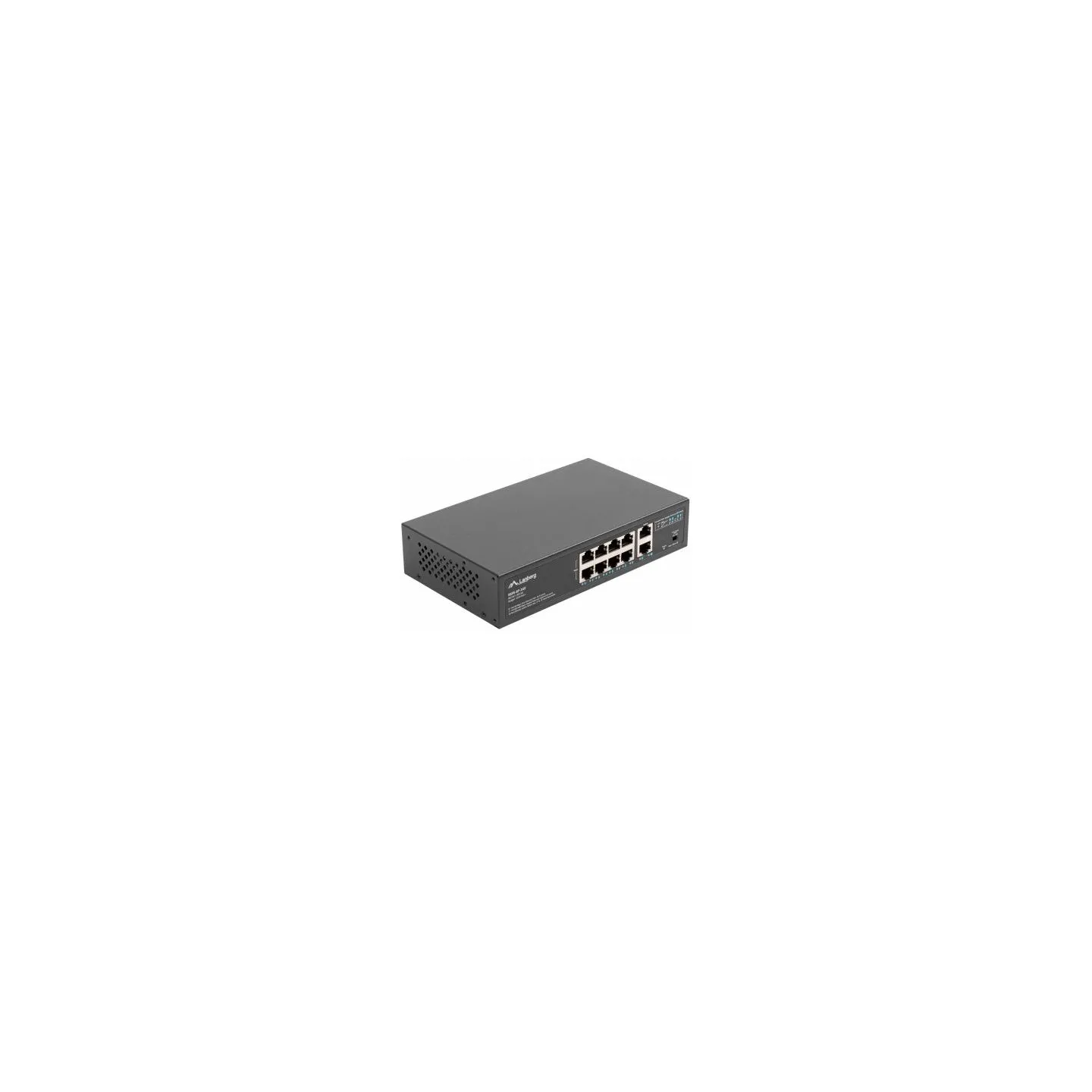 Lanberg switch PoE 19inch 10-port 100MB