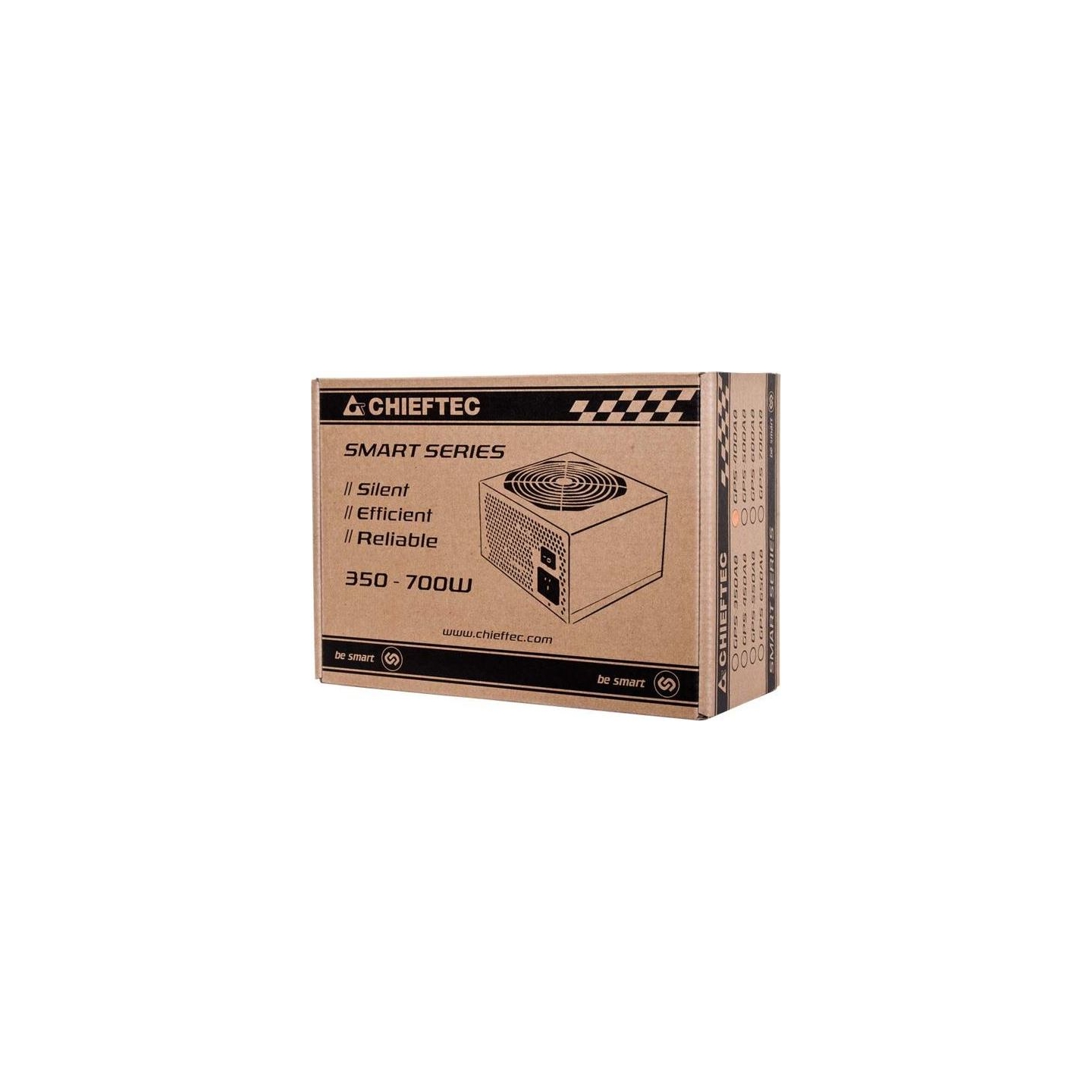 Chieftec PSU 500W 12CM ATX12V V2.3 80+
