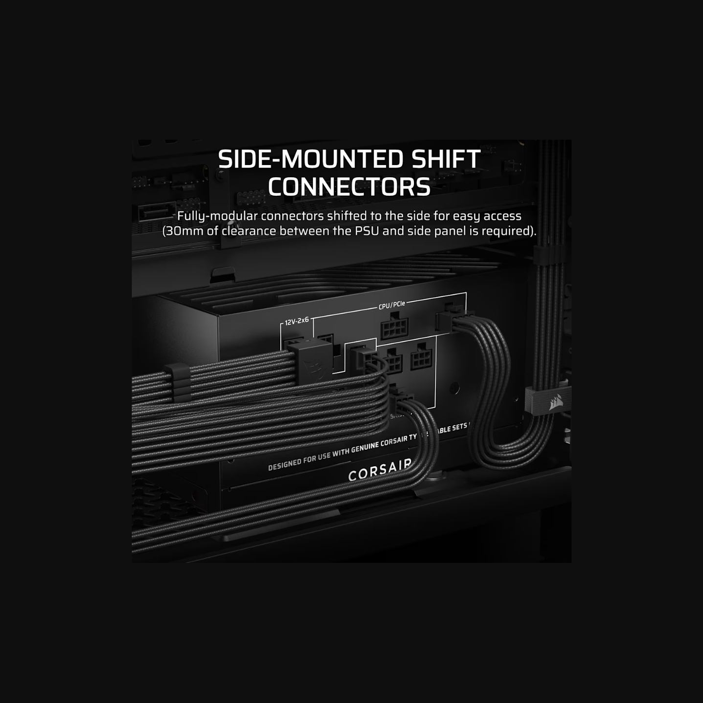 Corsair 2025 RMx Shift Series RM750x PSU