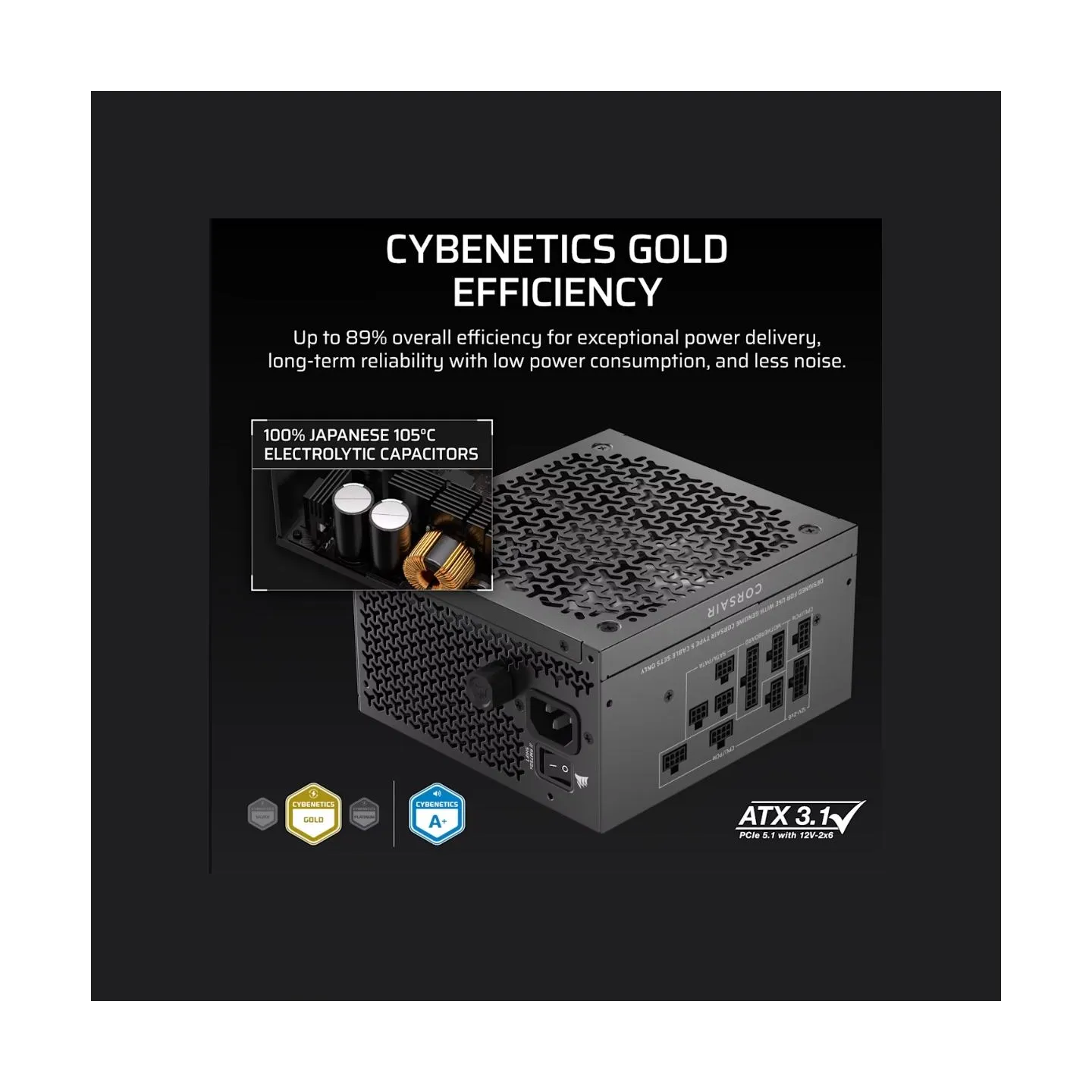 Corsair 2025 RMx Shift Series RM750x PSU