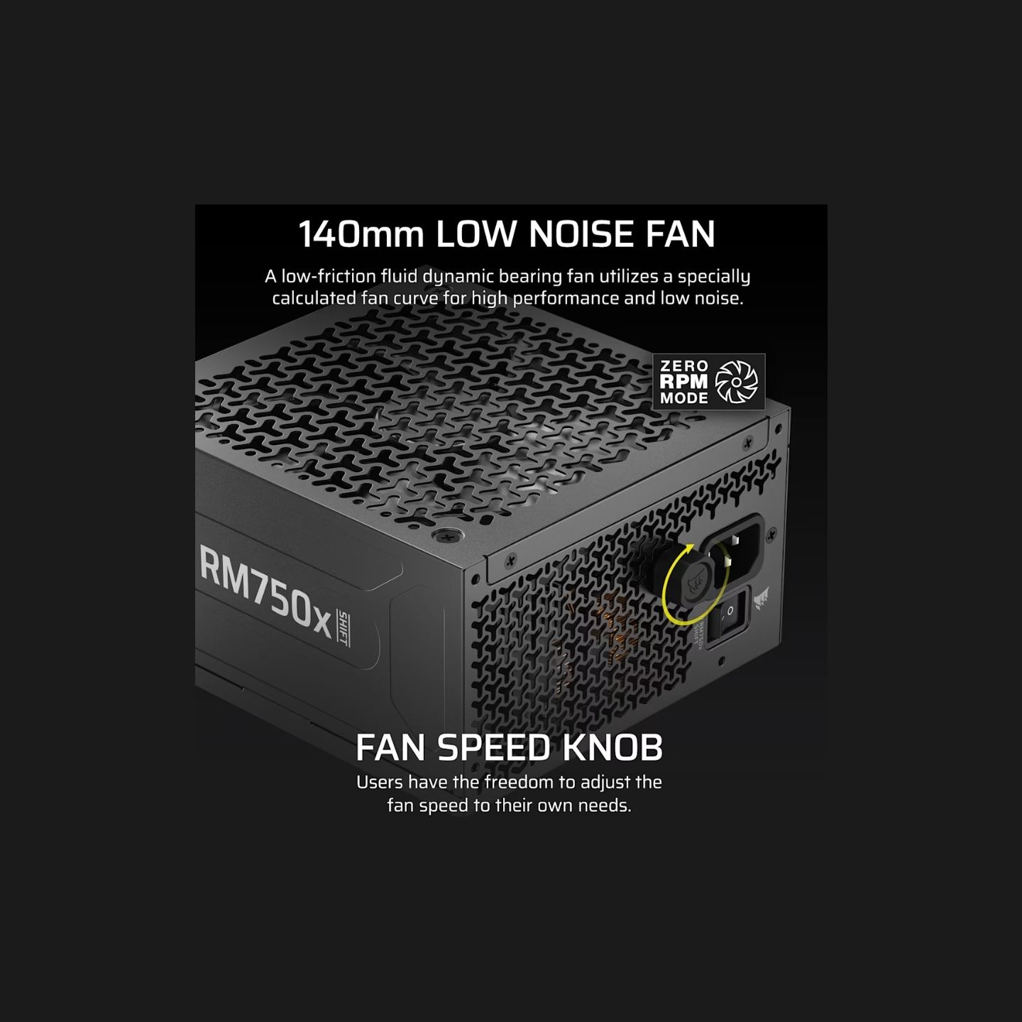 Corsair 2025 RMx Shift Series RM750x PSU