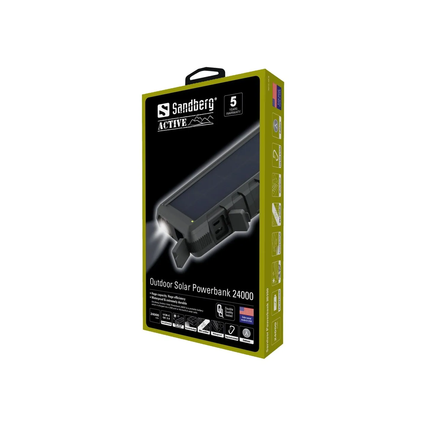Sandberg Outdoor Solar Powerbank 24000