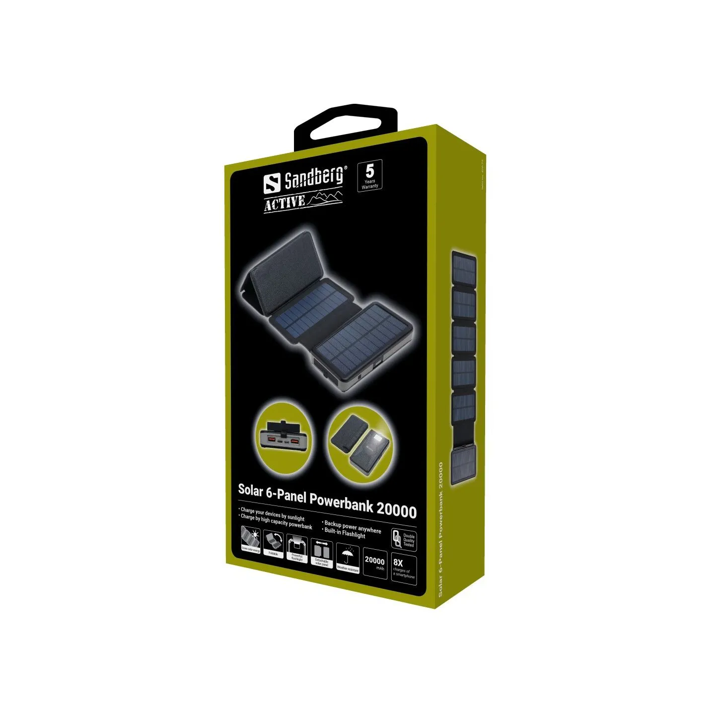 Sandberg 420-73 Solar 6-Panel Powerbank 20000mAh