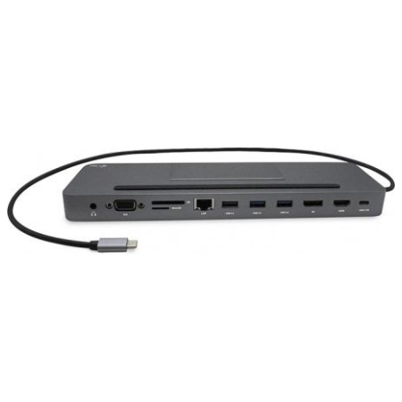 I-Tec USB-C Metal Dock 3xDisplay+PD
