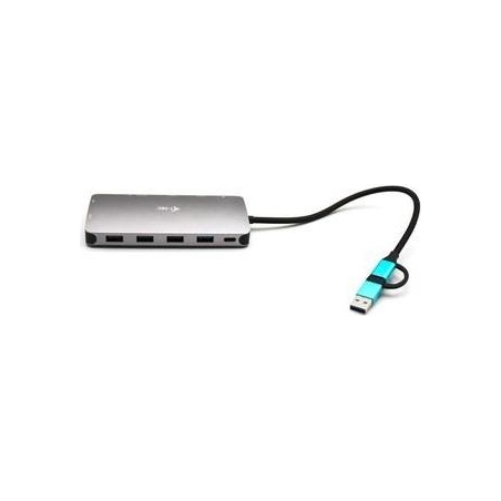 I-Tec USB-C Metal Nano Dock 3xDisplay+PD