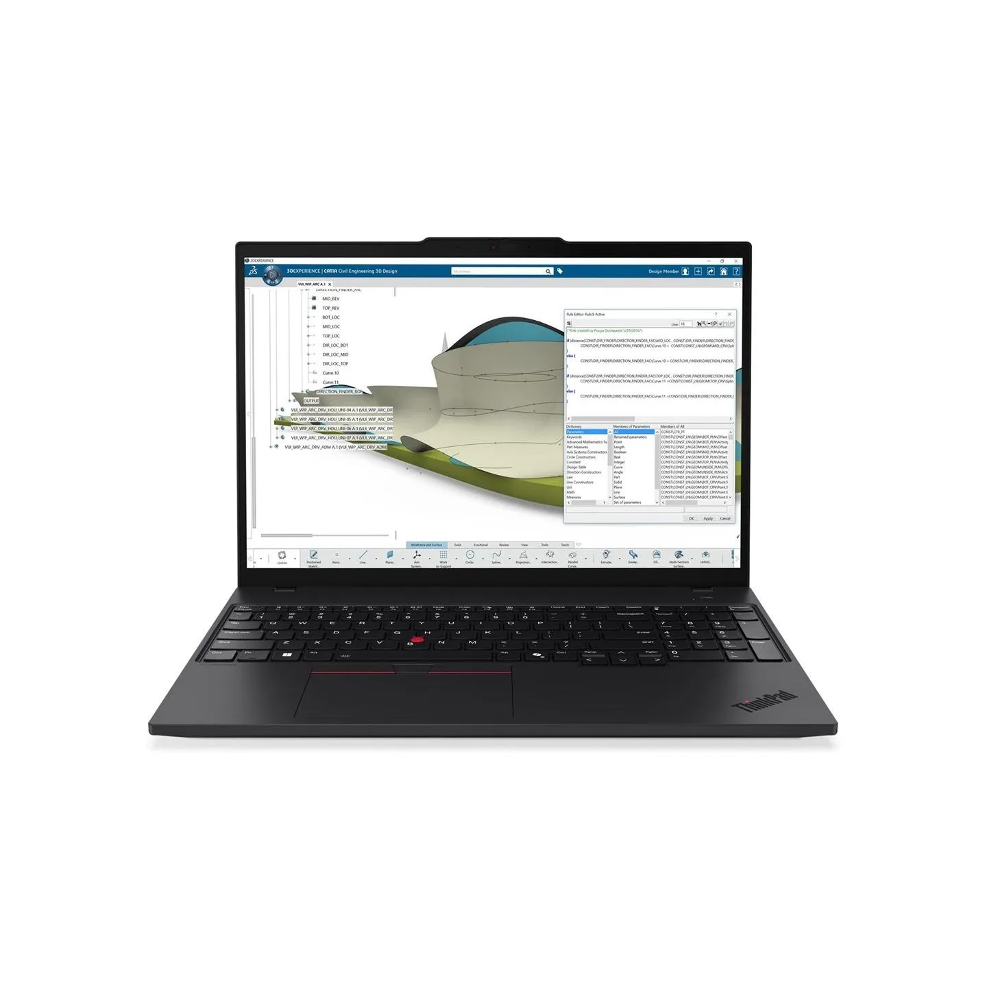 Lenovo ThinkPad P16s G4 Intel | Black | 16 " | IPS | WUXGA | 1920 x 1200 pixels | Anti-glare | Intel Core Ultra 7 | 265H | 64 (2
