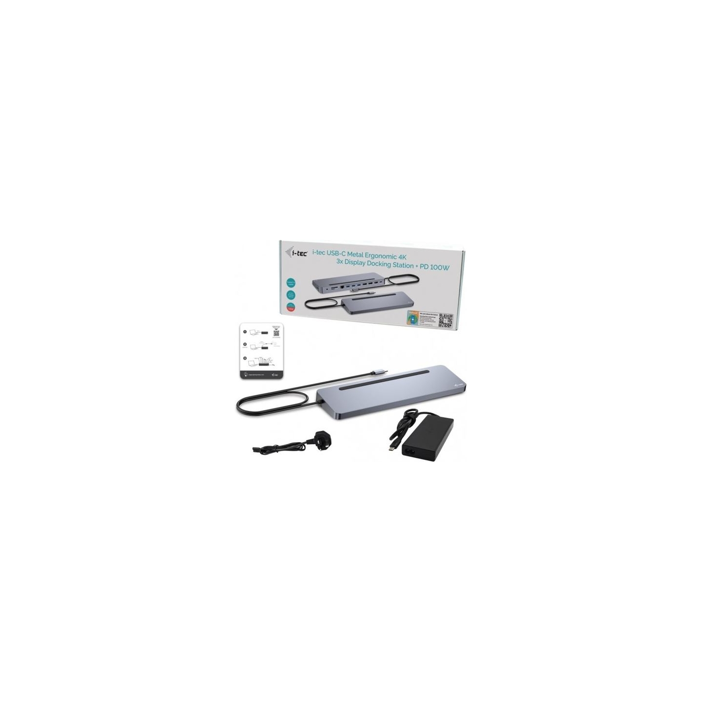I-Tec USB-C Metal Ergonomic 4K 3x Disply