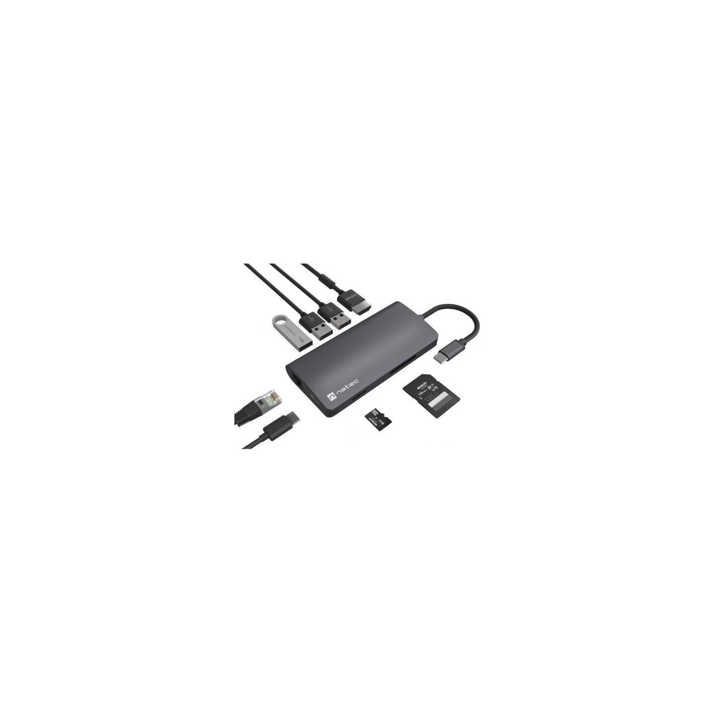 Natec Multiport dock Fowler 2 V2 8in1