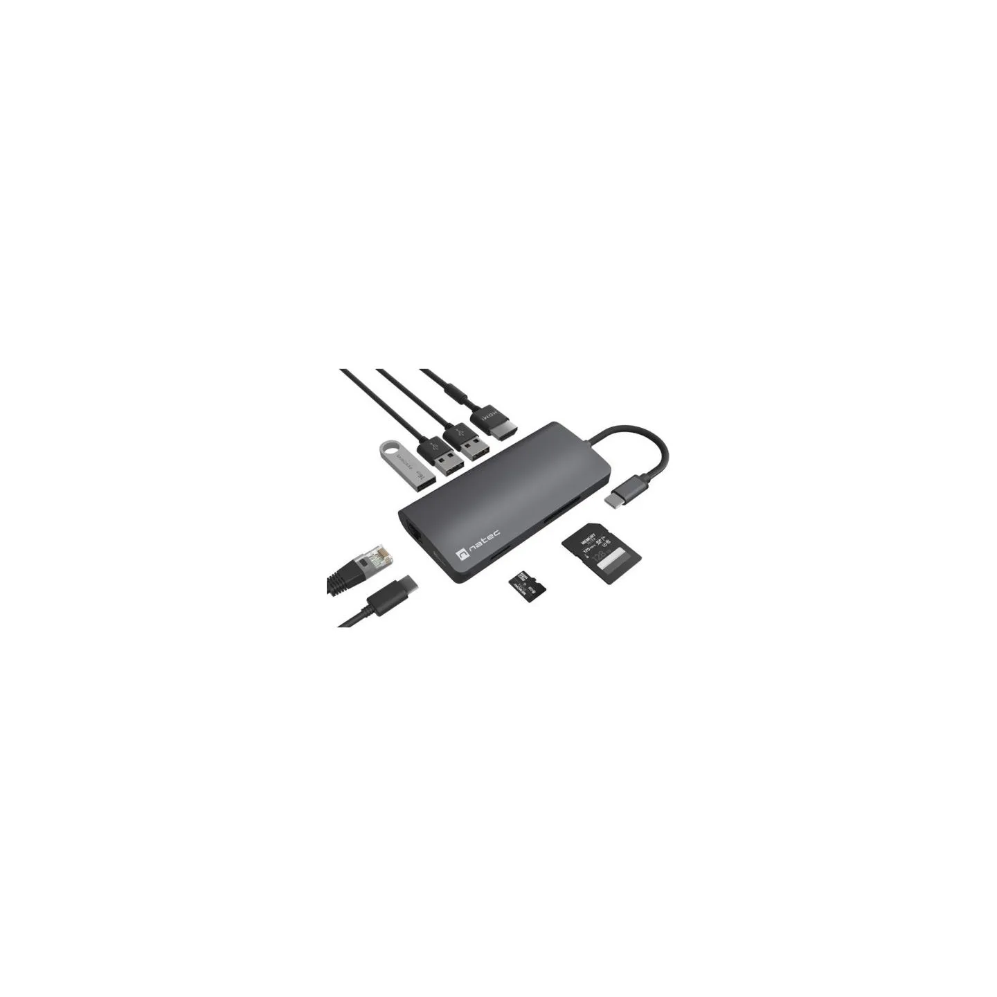 Natec Multiport dock Fowler 2 V2 8in1