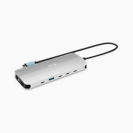 I-Tec USB-C Metal Nano Dock 3xDisplay+PD