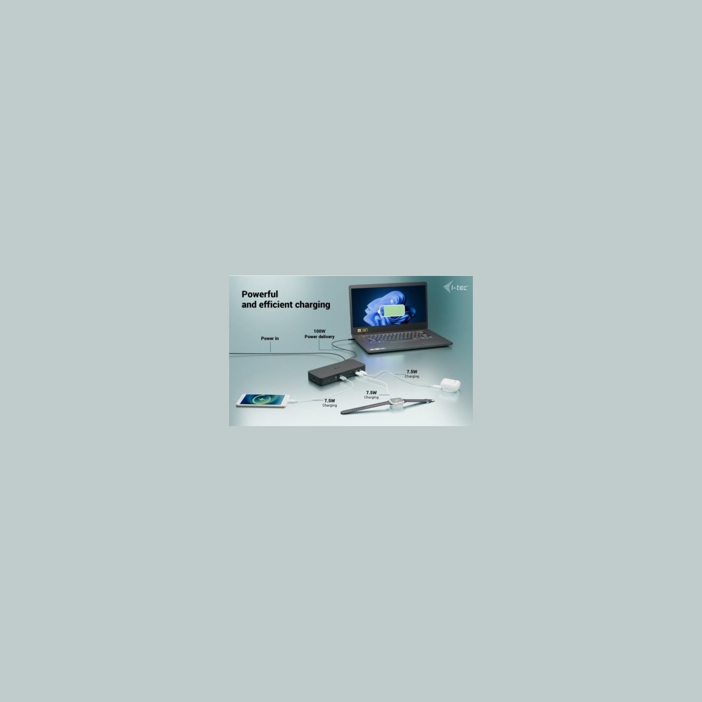 I-Tec USB-C Intelligent Triple DS+PD 100
