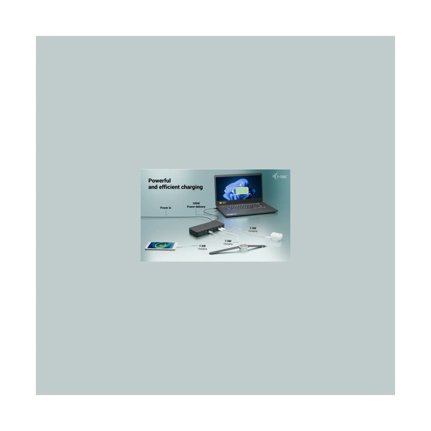 I-Tec USB-C Intelligent Triple DS+PD 100