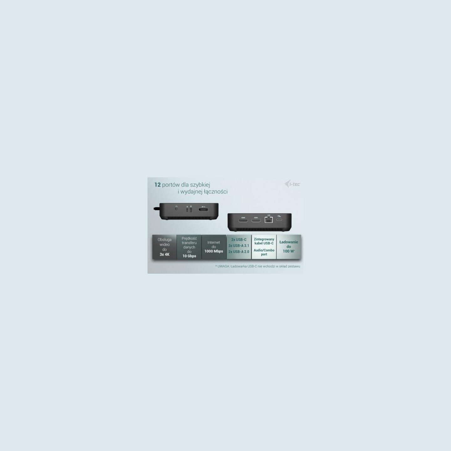 I-Tec USB-C DP Dual HDMI Docking Station