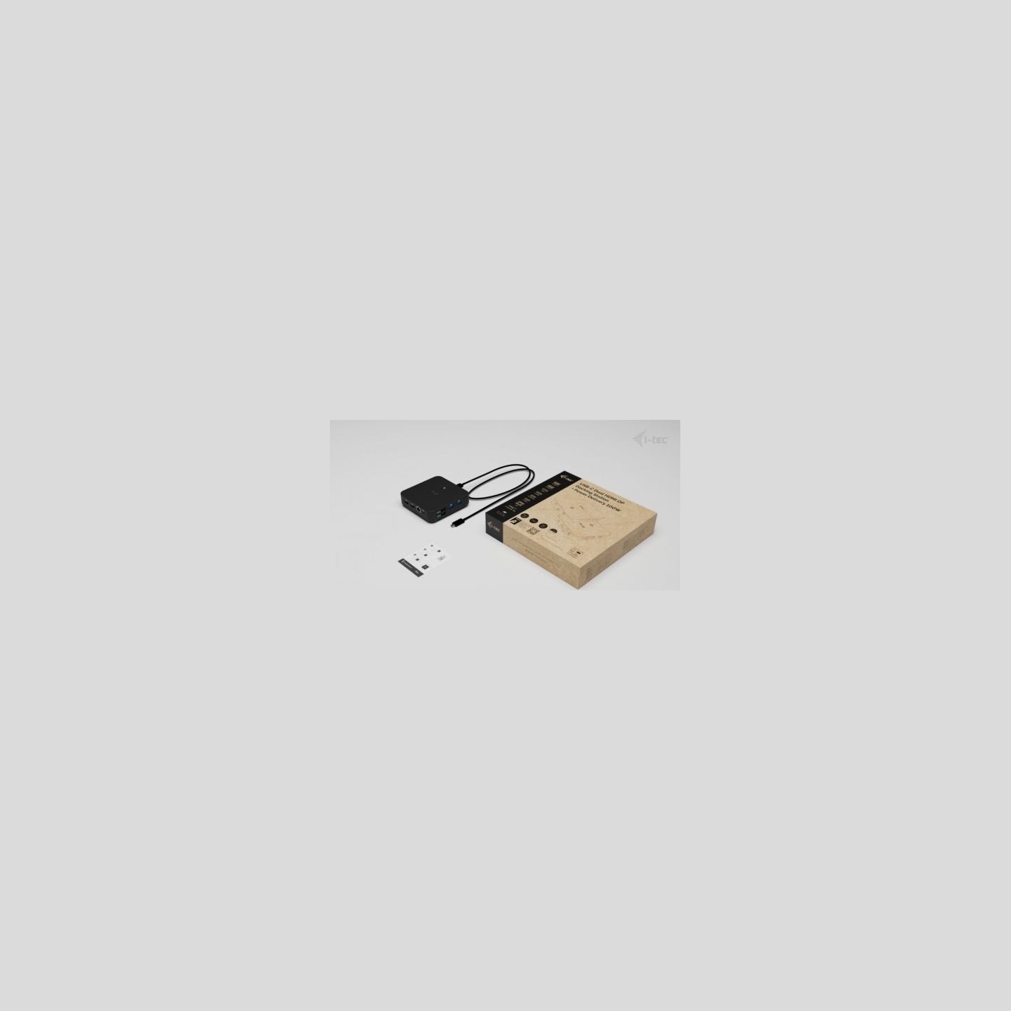 I-Tec USB-C DP Dual HDMI DS + Charger