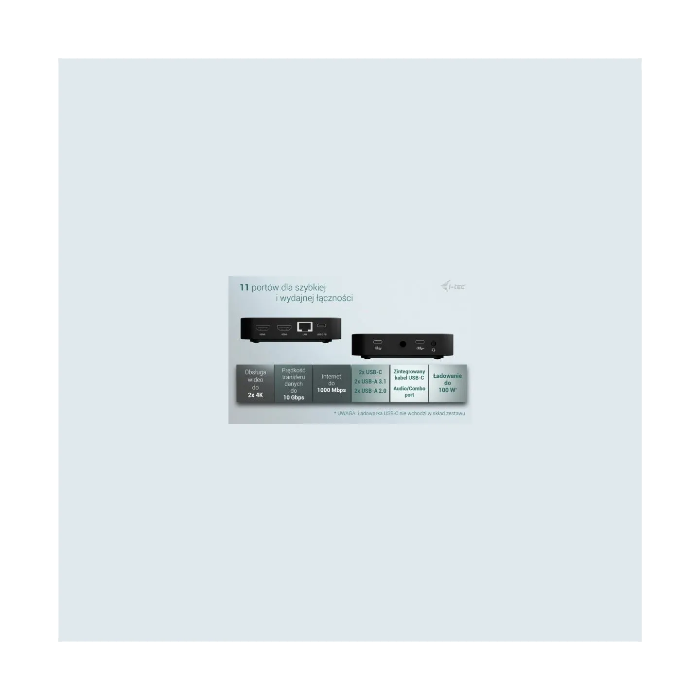 I-Tec USB-C Dual HDMI Docking Station