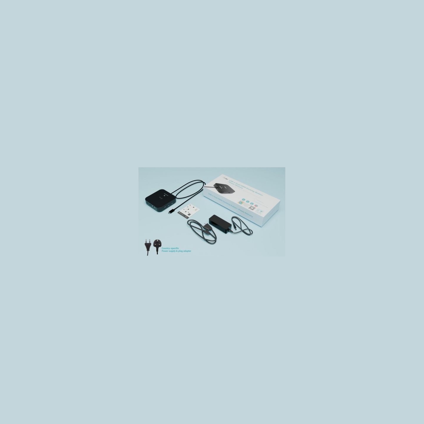 I-Tec USB-C Dual HDMI DS + Charger