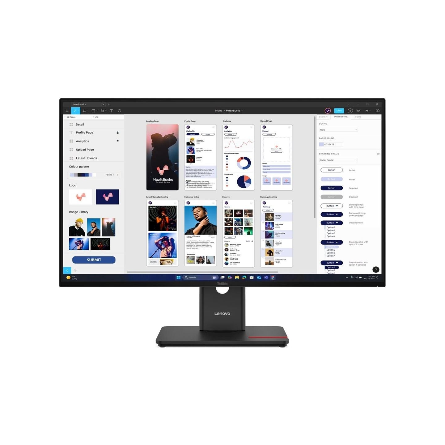 Lenovo ThinkVision T32UD-40 31.5inch