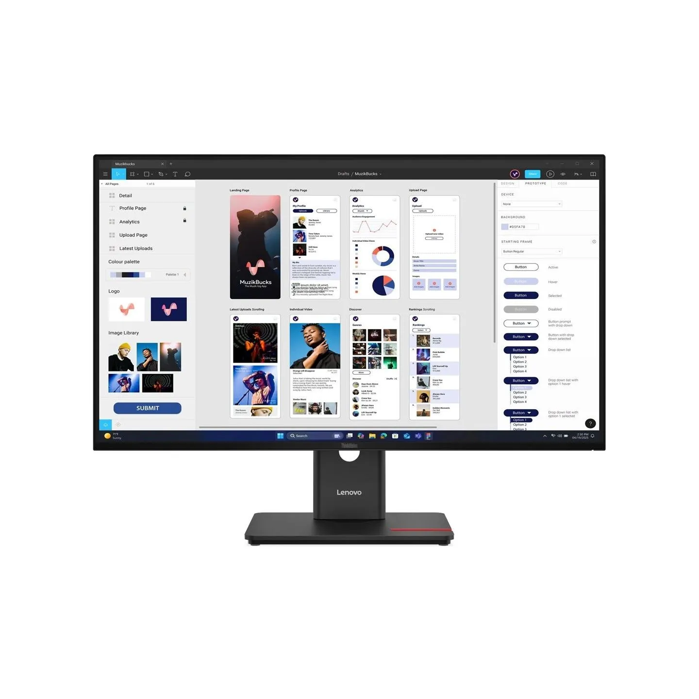 Lenovo ThinkVision T32UD-40 31.5inch