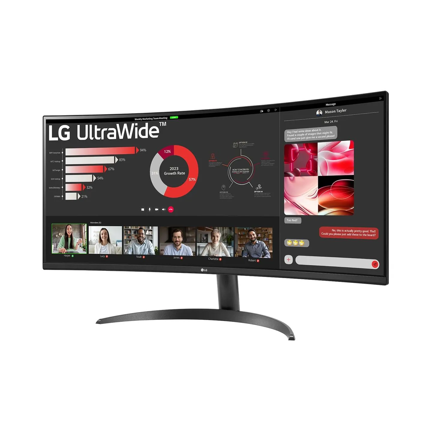 LG 34WR50QK-B.AEU 34inch VA Curved