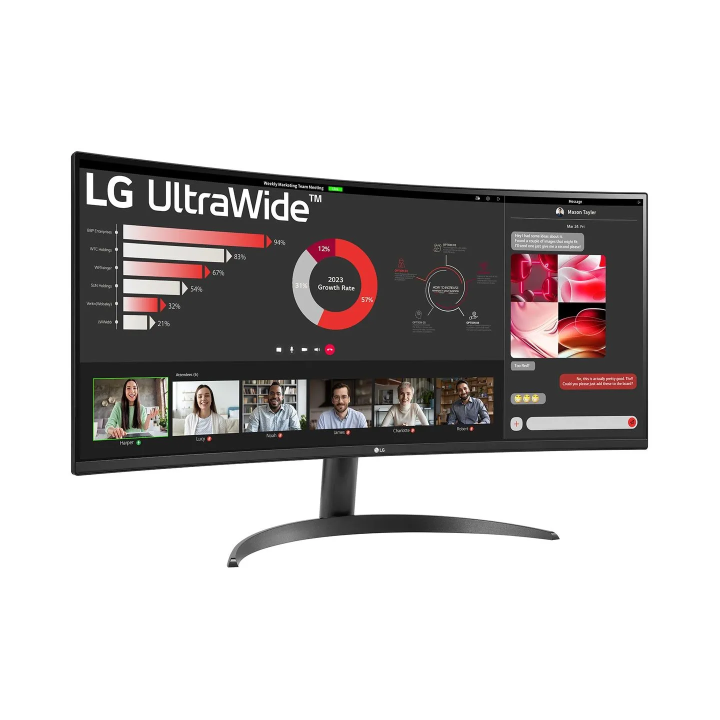 LG 34WR50QK-B.AEU 34inch VA Curved